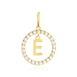 Pendentif Gabe Or Jaune Oxyde De Zirconium