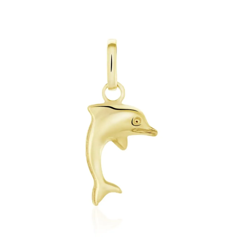 Pendentif Haizia Dauphin Or Jaune