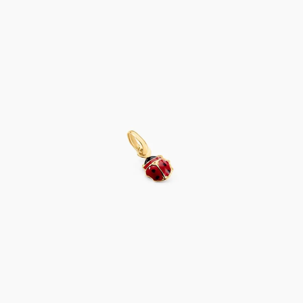 Pendentif Helidie Coccinelle Or Jaune