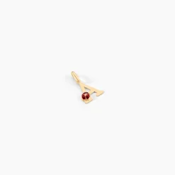 Pendentif Helidie Coccinelle Lettre Or Jaune