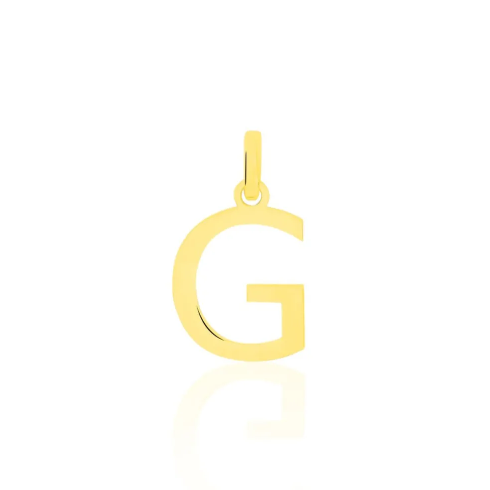 Pendentif Ionia Lettre Or Jaune