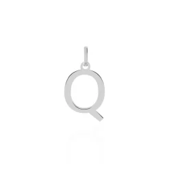 Pendentif Ionia Lettre Or Blanc