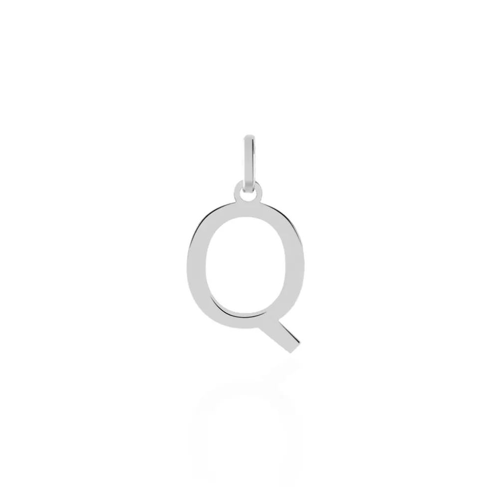 Pendentif Ionia Lettre Or Blanc