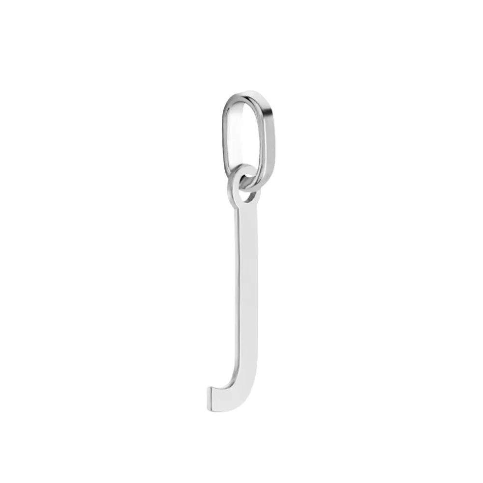 Pendentif Ionia Lettre Or Blanc