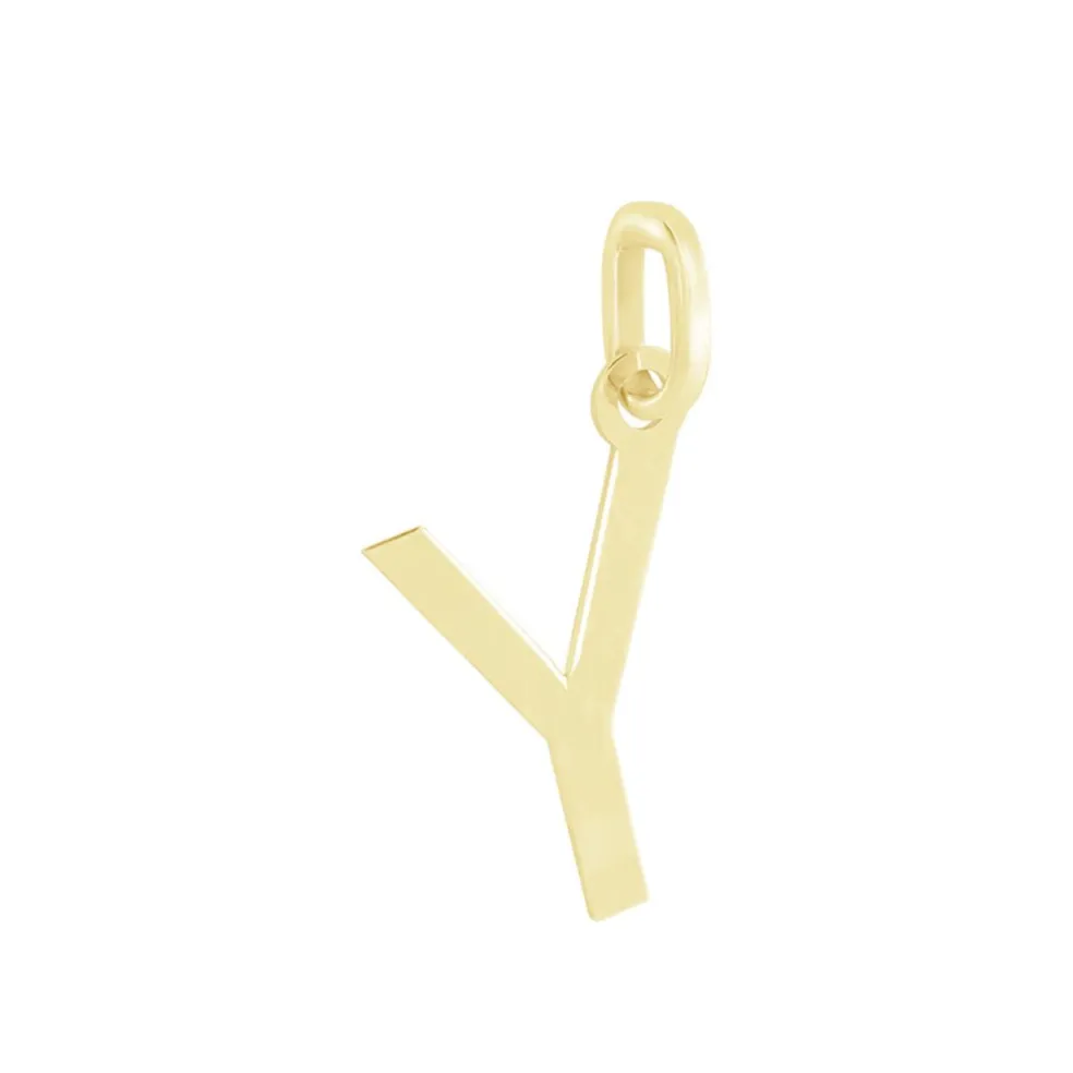 Pendentif Ionia Lettre Or Jaune
