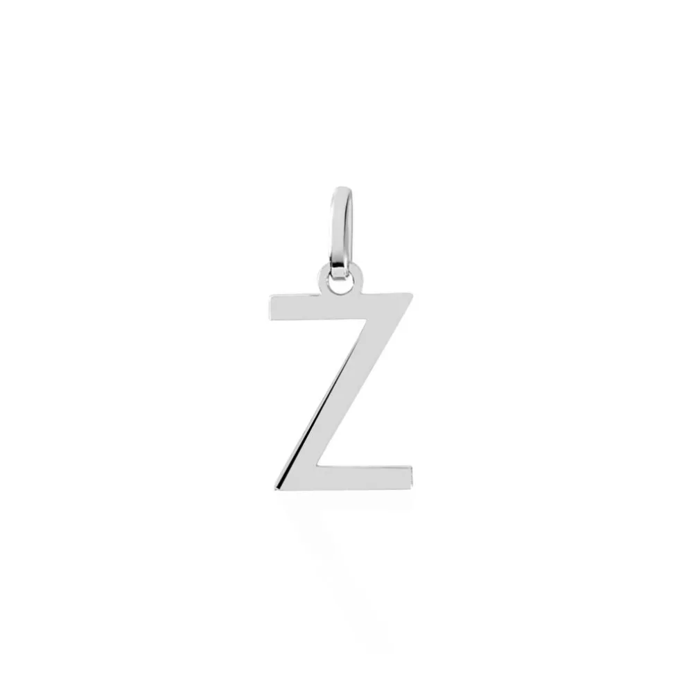 Pendentif Ionia Lettre Or Blanc