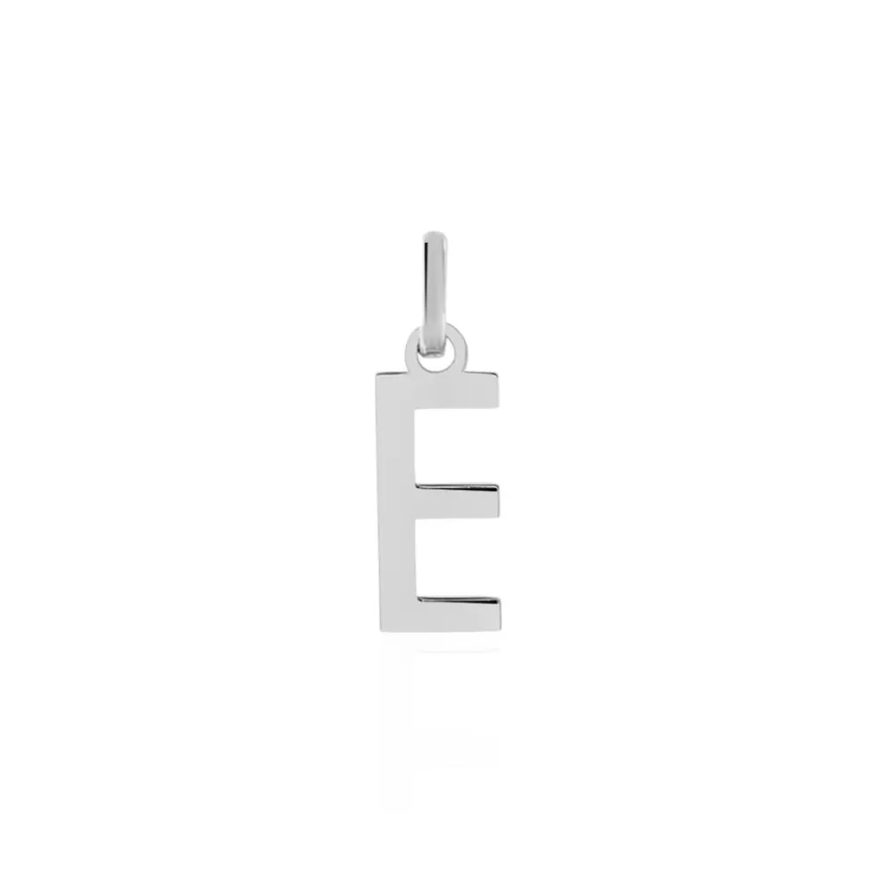 Pendentif Ionia Lettre Or Blanc