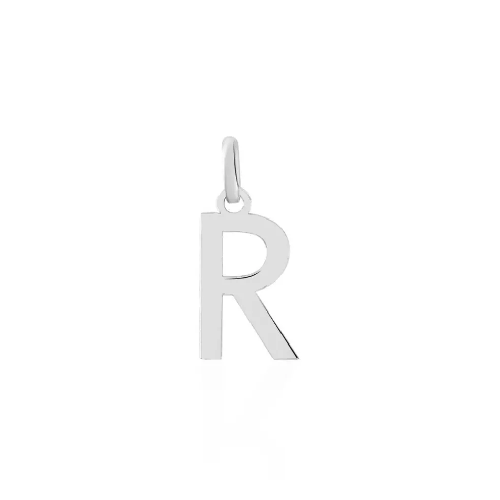 Pendentif Ionia Lettre Or Blanc