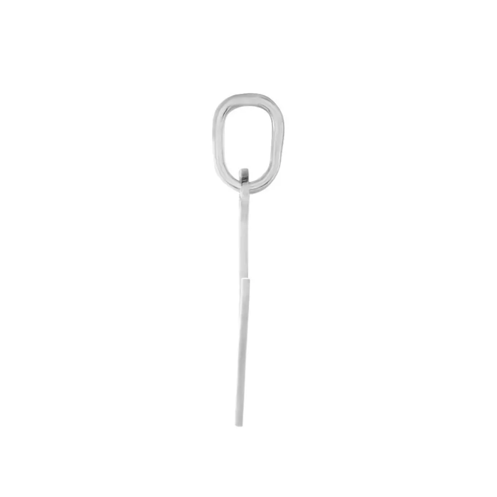 Pendentif Ionia Lettre Or Blanc