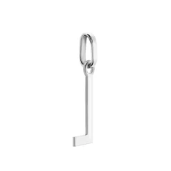 Pendentif Ionia Lettre Or Blanc