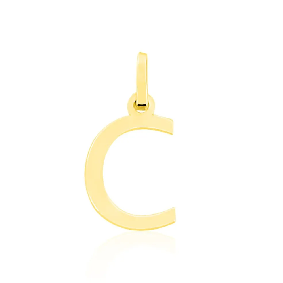 Pendentif Ionia Lettre Or Jaune