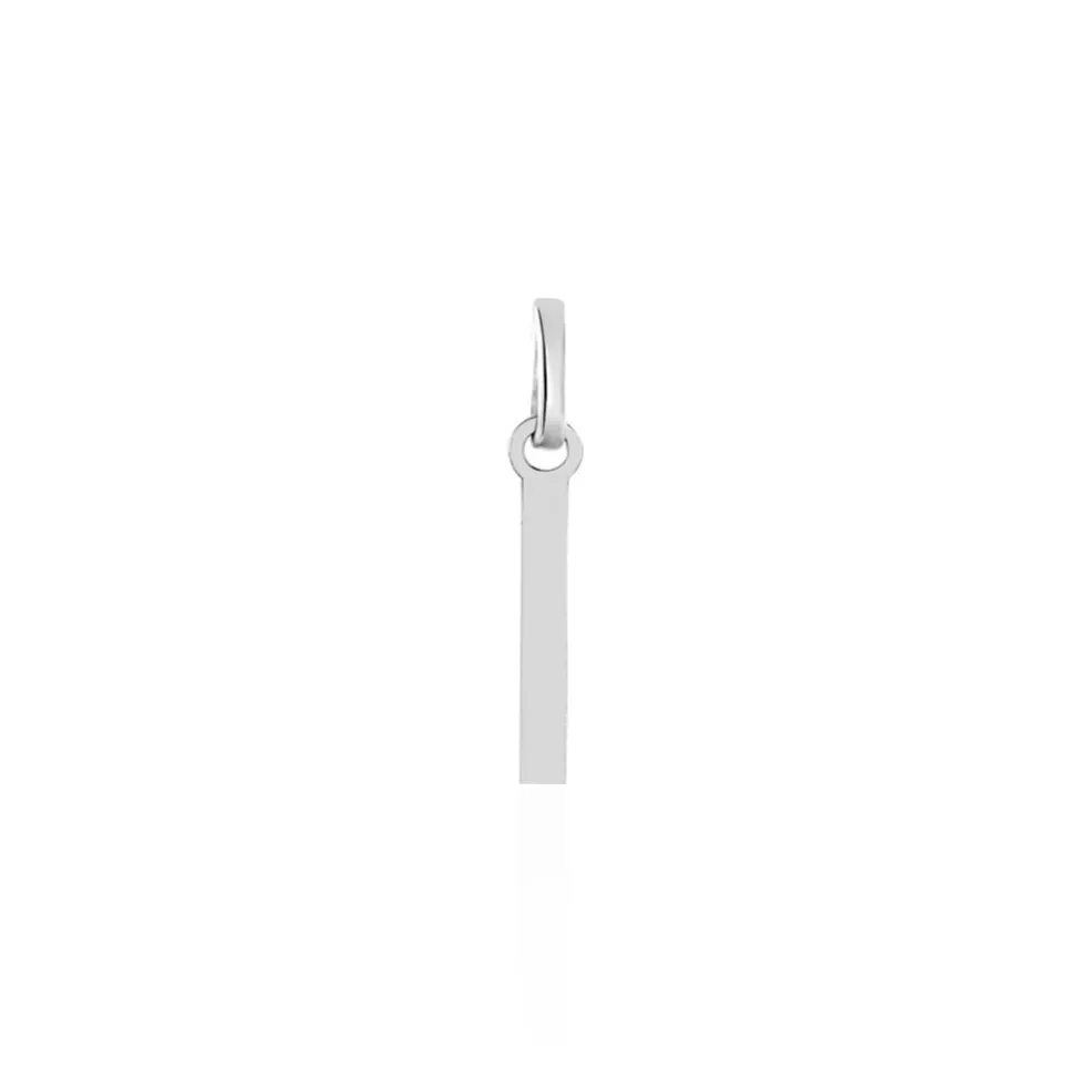 Pendentif Ionia Lettre Or Blanc