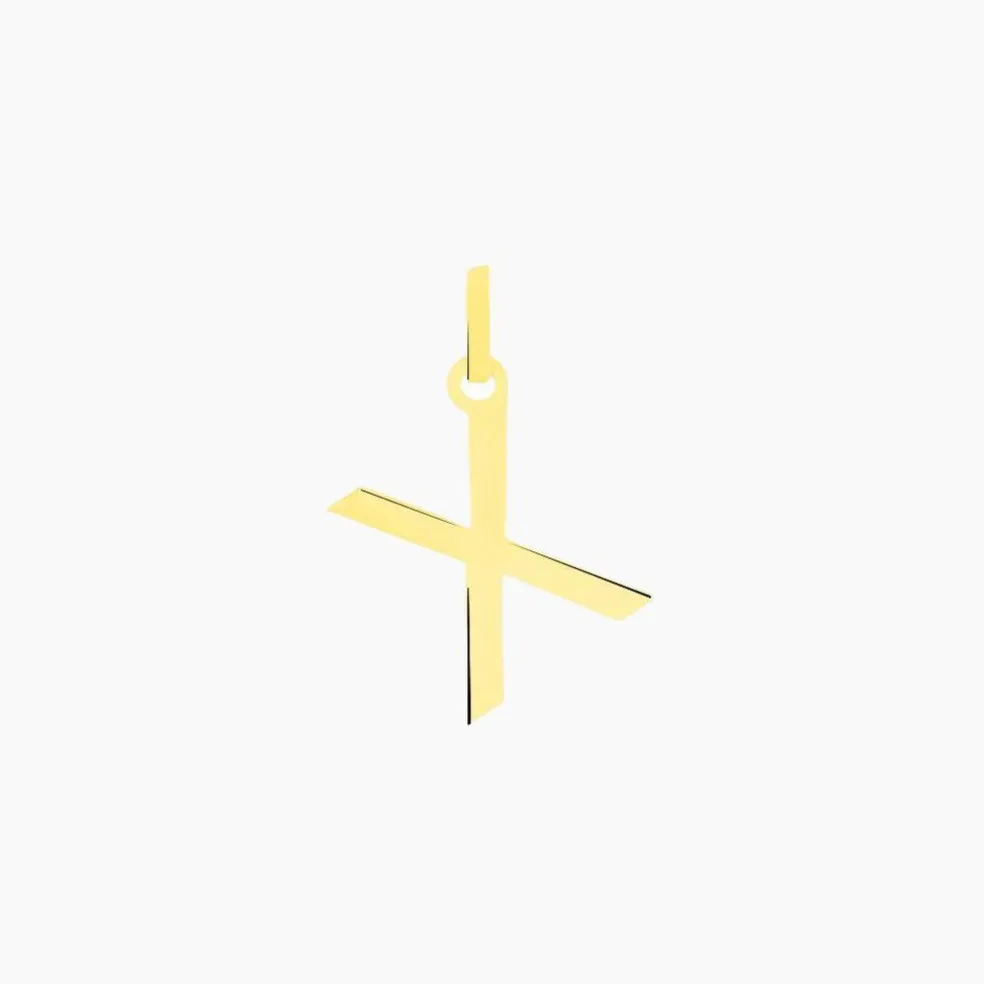 Pendentif Ionia Lettre Or Jaune