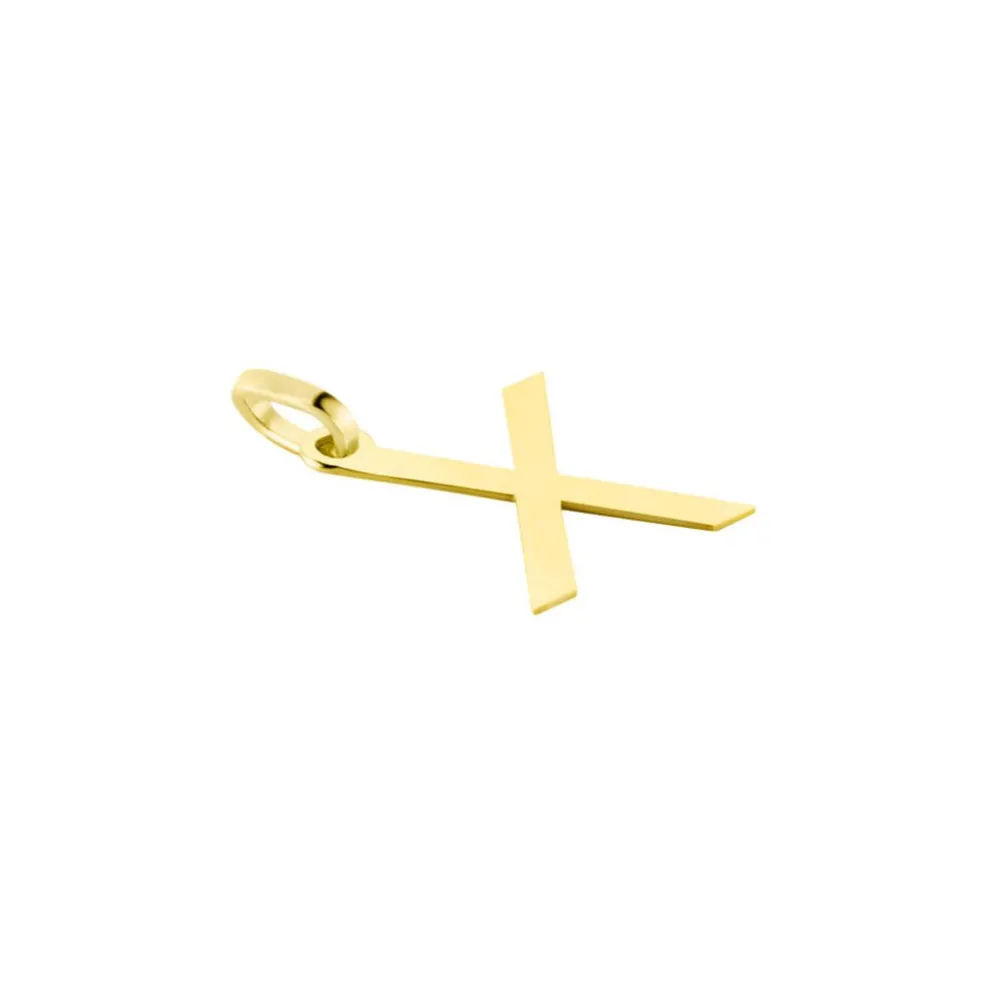 Pendentif Ionia Lettre Or Jaune