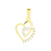 Pendentif Ivena Or Jaune Oxyde De Zirconium