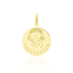 Pendentif Jannila Zodiaque Or Jaune