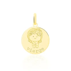 Pendentif Jannila Zodiaque Or Jaune