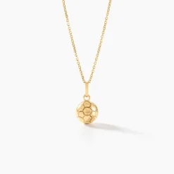 Pendentif Julius Sport Foot Or Jaune