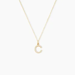 Pendentif Klementine Or Jaune Oxyde De Zirconium