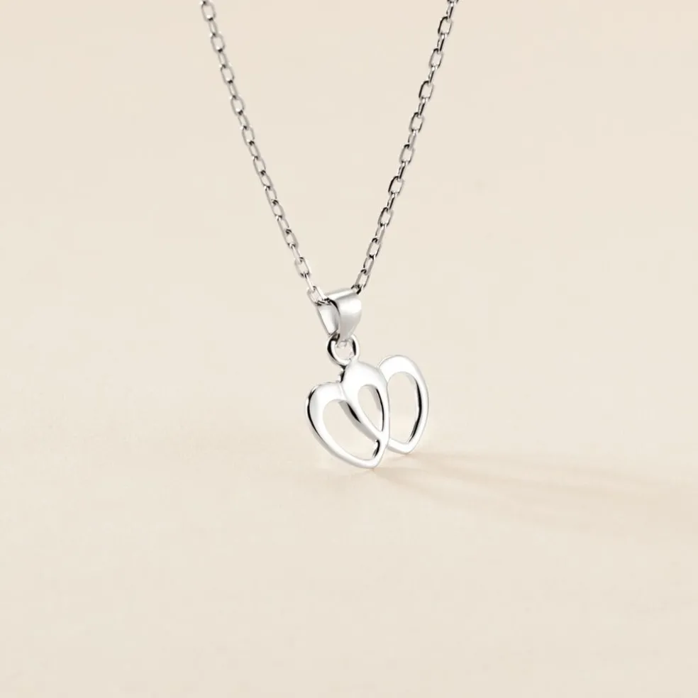 Pendentif Lehinaae Argent Blanc