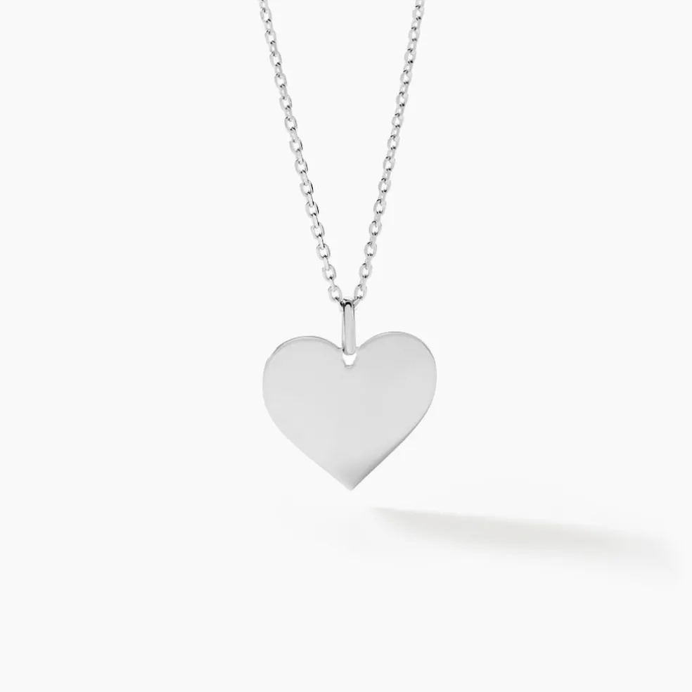 Pendentif Lisa Or Blanc
