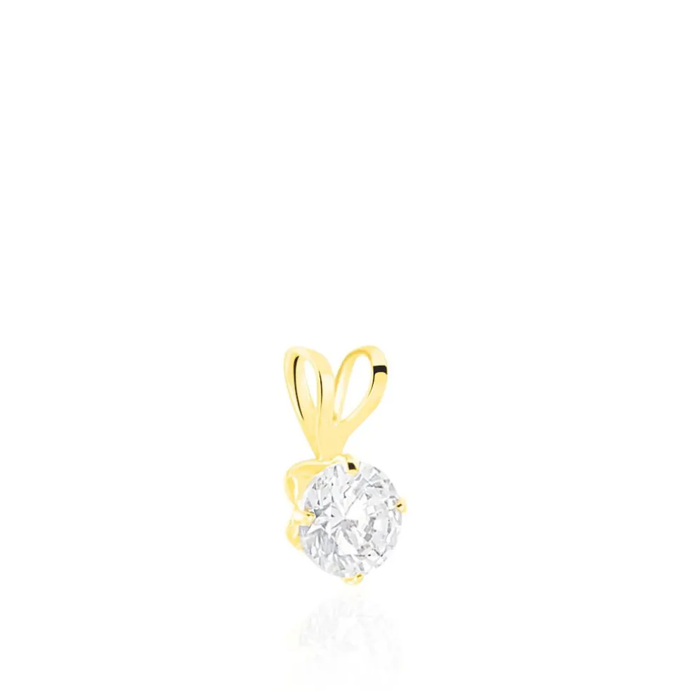 Pendentif Mabila Or Jaune Oxyde De Zirconium