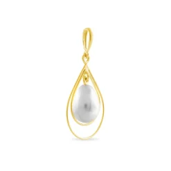 Pendentif Martyna Or Jaune Perle De Culture