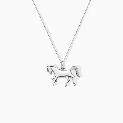 Pendentif Matahina Argent Blanc