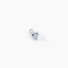 Pendentif Miyah Or Blanc Topaze