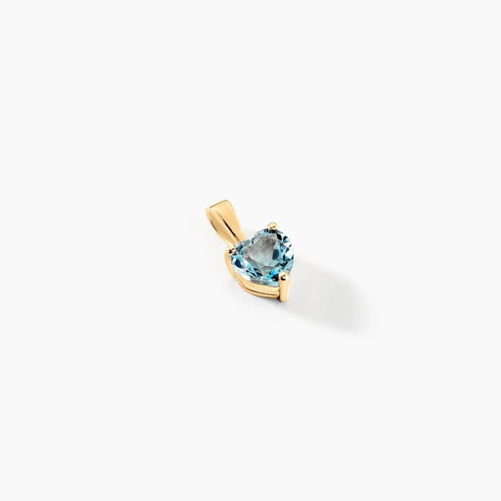 Pendentif Miyah Or Jaune Topaze