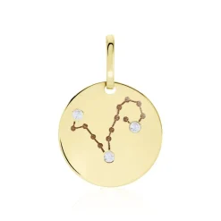 Pendentif Or Jaune Astraea Oxyde De Zirconium