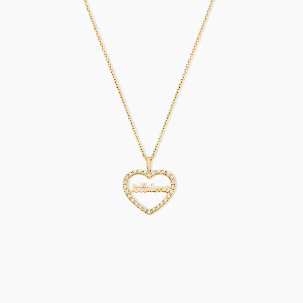 Pendentif Or Jaune Derry Oxyde De Zirconium