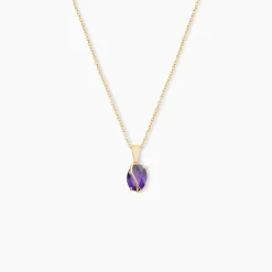 Pendentif Or Jaune Prudencia Améthyste