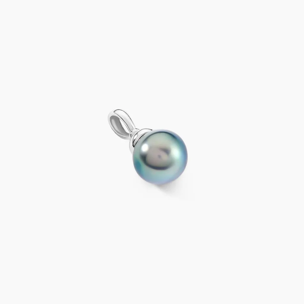 Pendentif Phila Or Blanc Perle De Culture De Tahiti