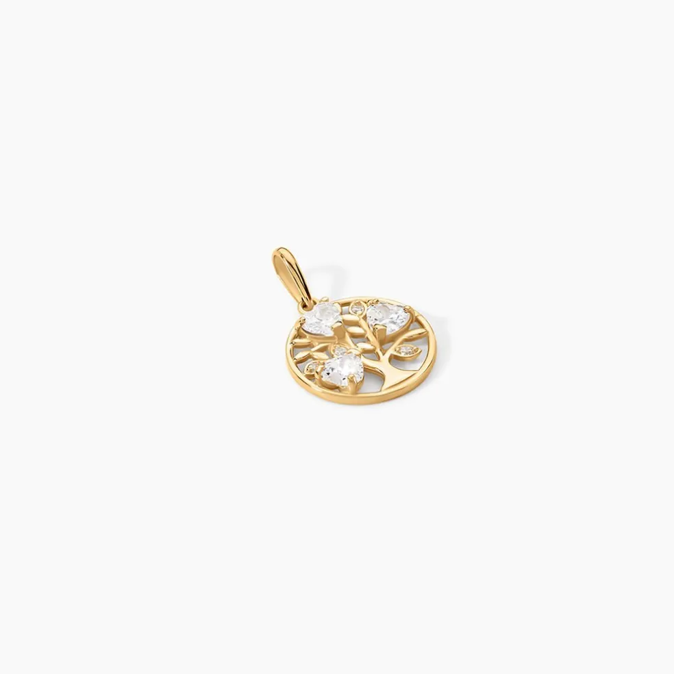 Pendentif Salvalus Or Jaune Oxyde De Zirconium
