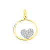 Pendentif Salvia Or Jaune Oxyde De Zirconium