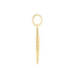 Pendentif Sunny Plaque Or Doré