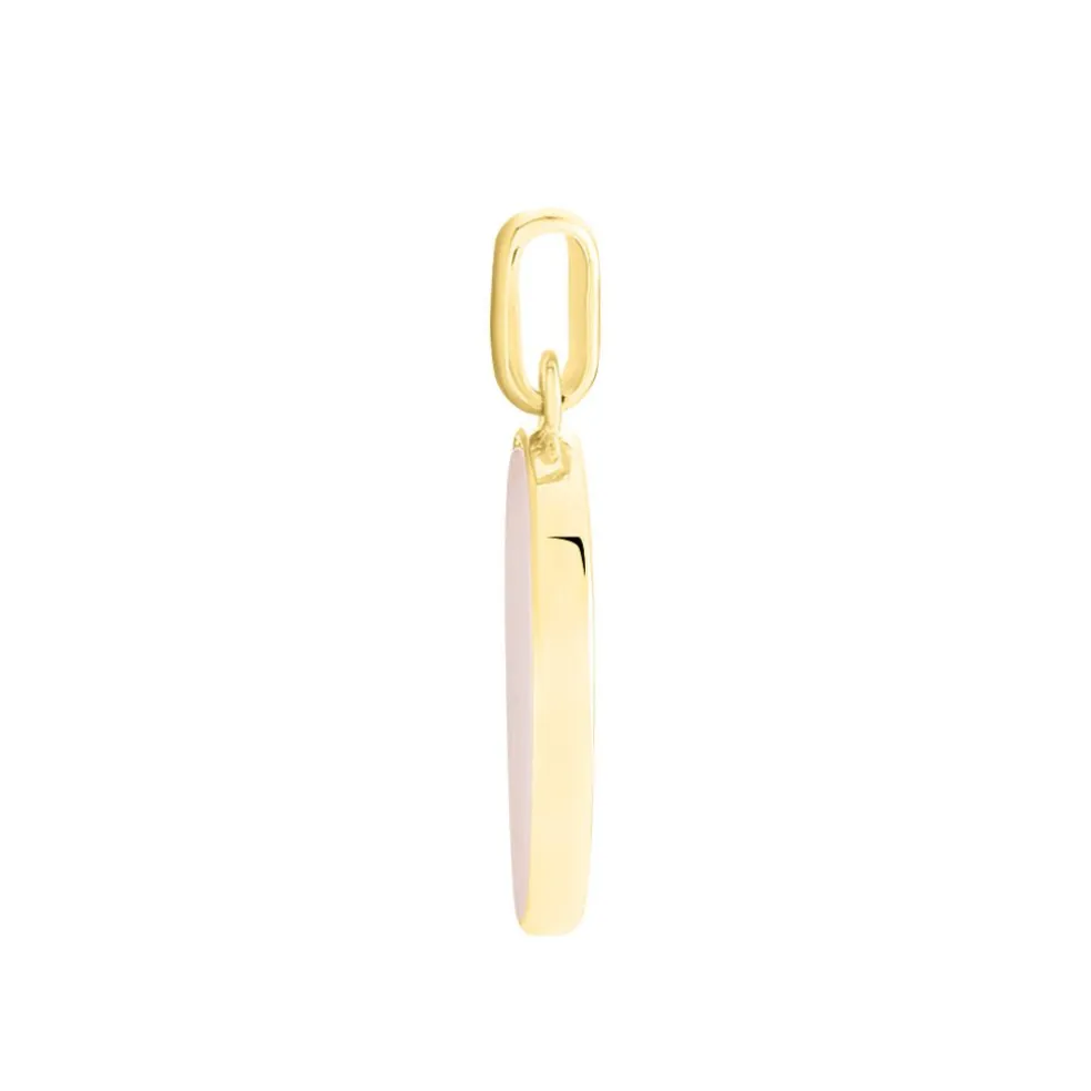 Pendentif Ultane Or Jaune Calcédoine