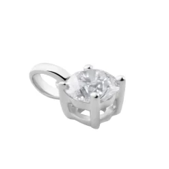 Pendentif Victoria Or Blanc Diamant