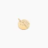 Pendentif Vierge Rond Or Jaune