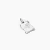 Pendentif Zodiaque Parchemin Argent Blanc
