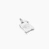 Pendentif Zodiaque Parchemin Argent Blanc
