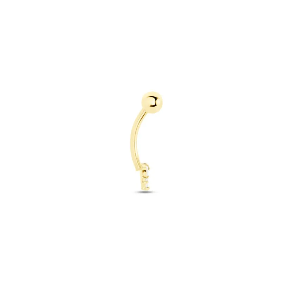 Piercing Darby Or Jaune Oxyde De Zirconium
