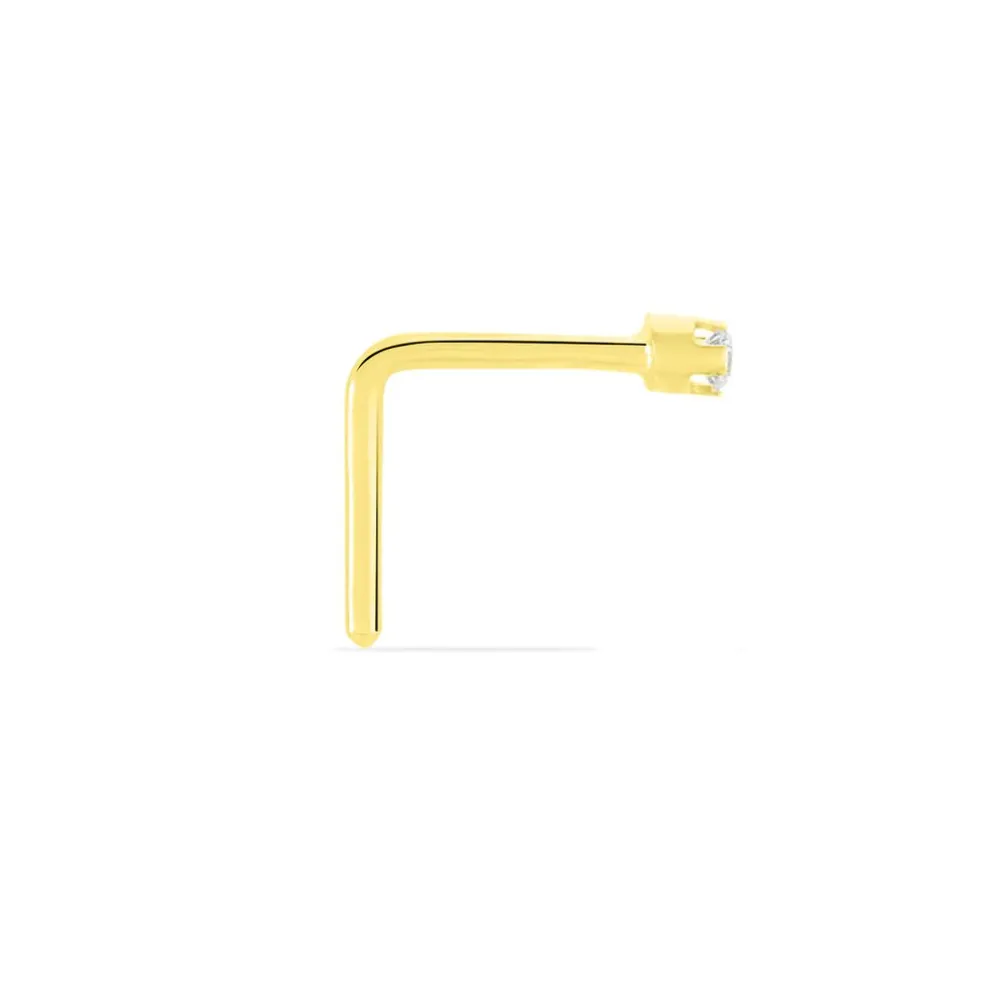 Piercing De Nez Demetrie Or Jaune Diamant