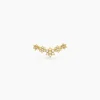Piercing D'hélix Amadora Acier Jaune Cristal
