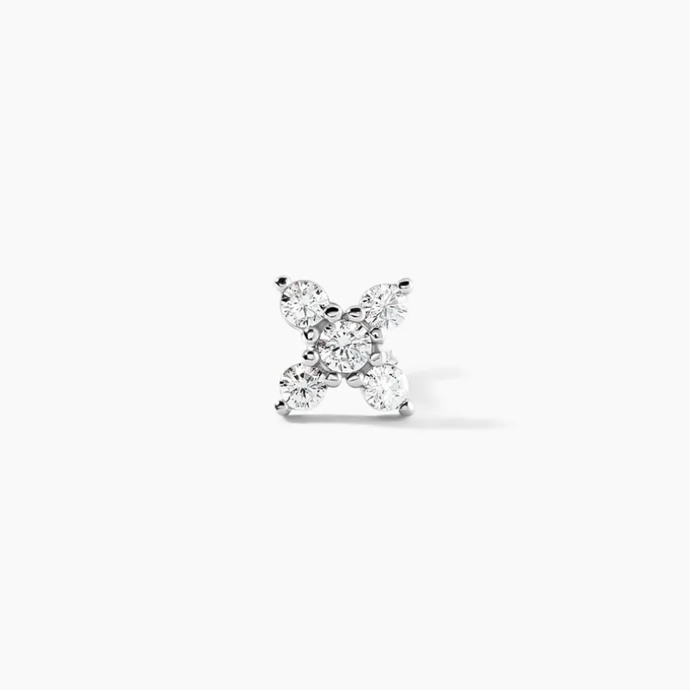Piercing D'oreille Unitaire Argent Galihya Oxydes De Zirconium