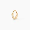 Piercing D'oreille Unitaire Dervila Or Jaune Oxyde De Zirconium