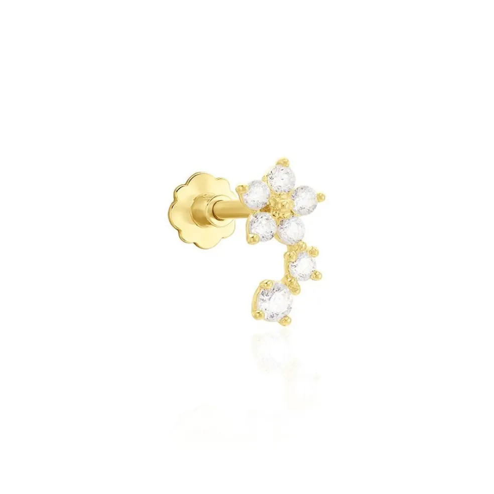 Piercing Margarid Or Jaune Oxyde De Zirconium