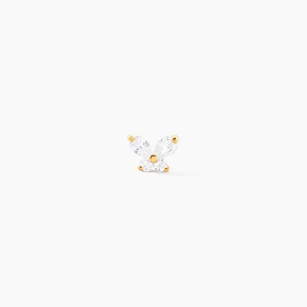 Piercing Orjan Or Jaune Oxyde De Zirconium