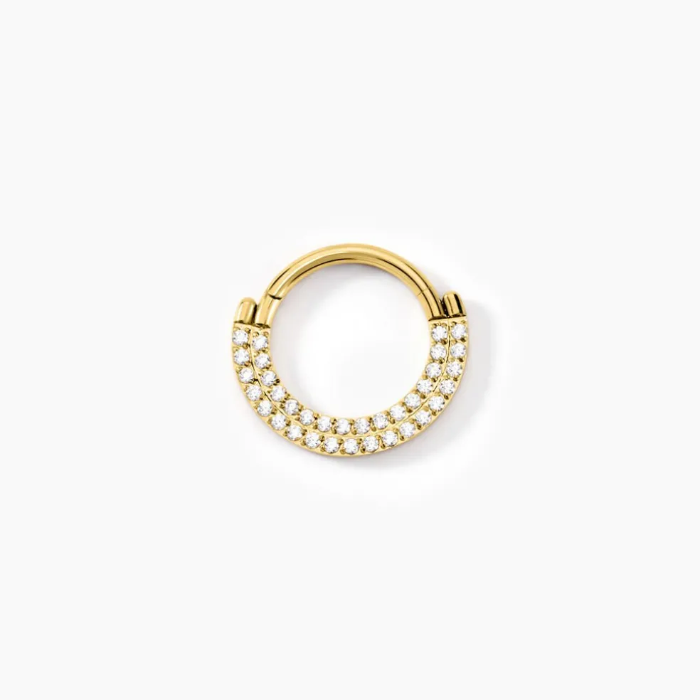 Piercing Septum Bettris Acier Jaune Oxyde De Zirconium
